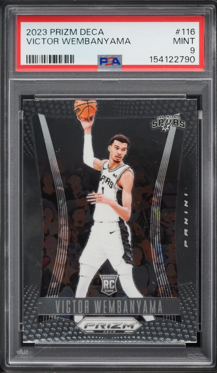 2023 Panini Prizm Deca Victor Wembanyama ROOKIE #116 PSA 9 MINT
