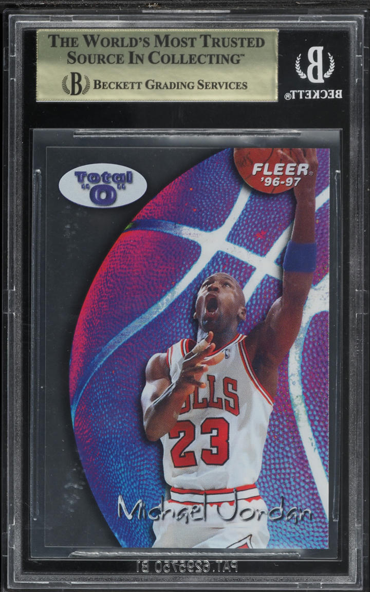 1996 Fleer Total O Michael Jordan #4 BGS 9.5 GEM MINT