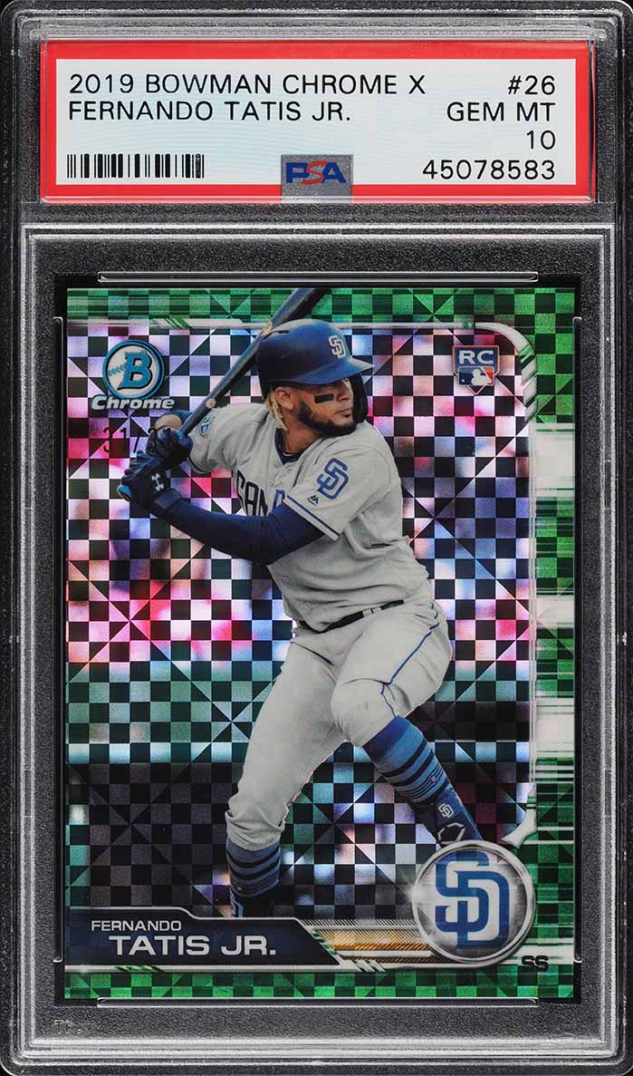 2019 Topps Chrome Sapphire Edition Fernando Tatis Jr. ROOKIE #410