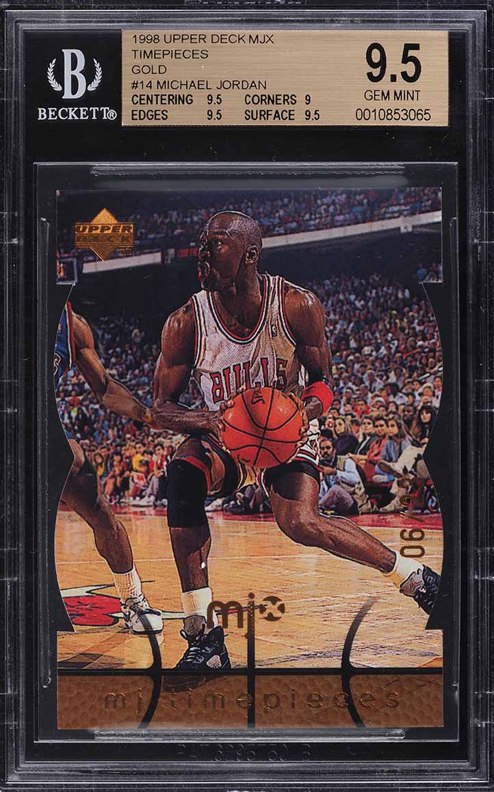 1998レア/100枚限定PSA MICHAEL JORDAN MJx LIVE 1998 Upper Deck MJx MJ Live Michael Jordan #L28 /100 PSA 8