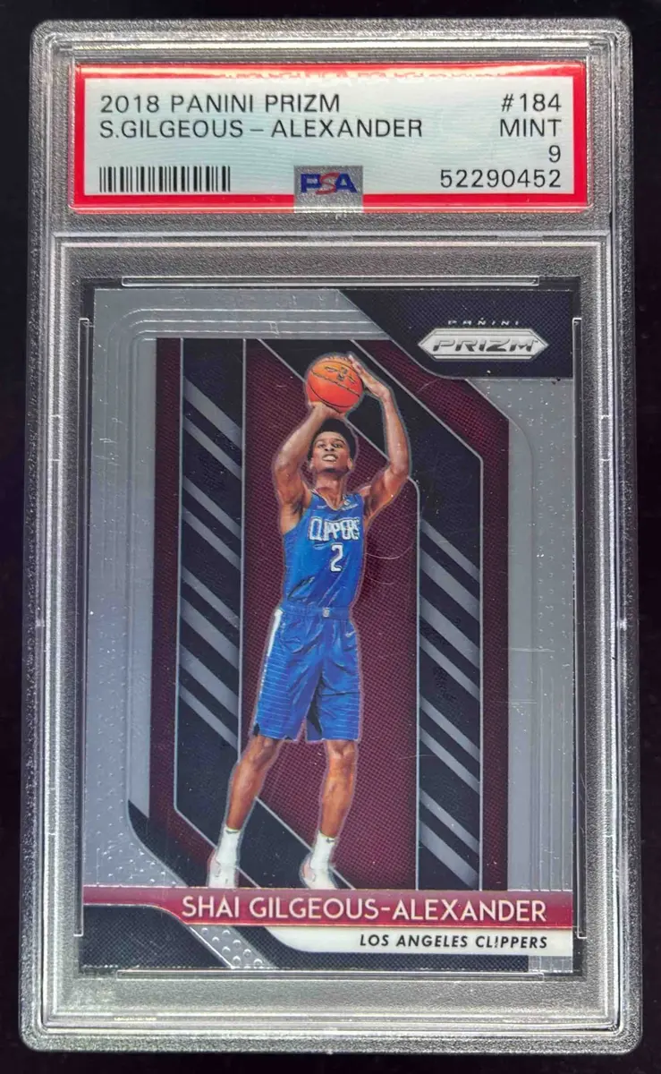 2018-19 Panini Prizm #184 Shai Gilgeous-Alexander RC PSA 9