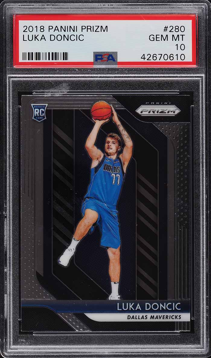 2018 Panini Prizm Luka Doncic ROOKIE #280 PSA 10 GEM MINT