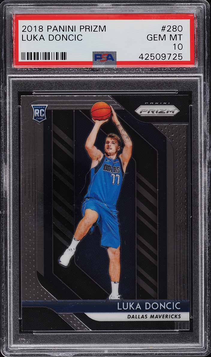 2018 Panini Prizm Luka Doncic ROOKIE #280 PSA 10 GEM MINT