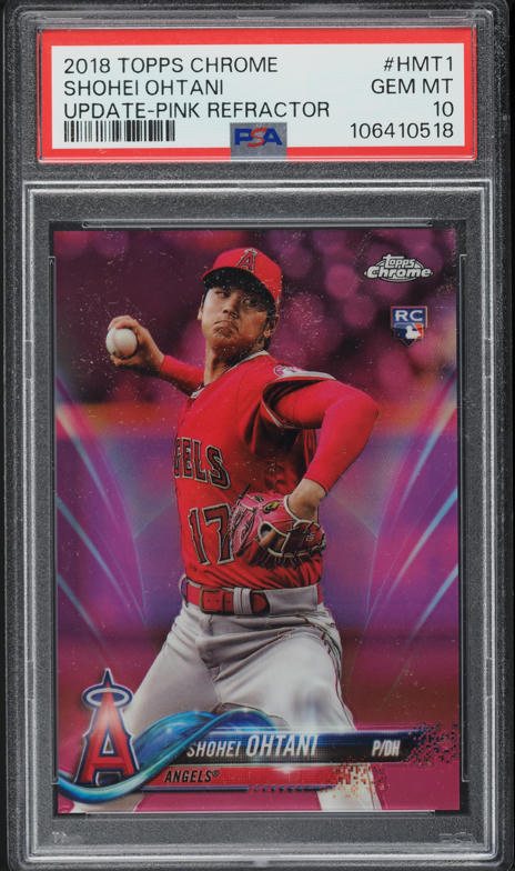 その他 2018 Topps Pink Refractor Shohei Ohtani 2018 Topps Chrome Pink Refractor Rookie #150 Shohei Ohtani