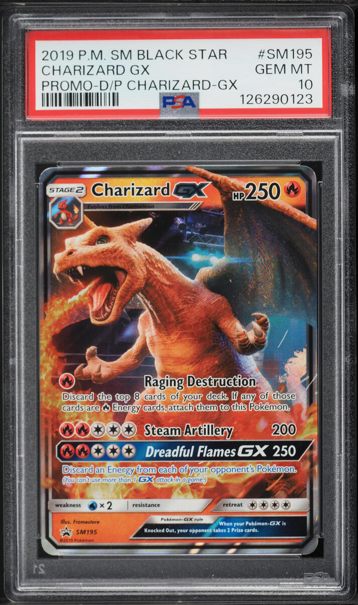 2019 Pokemon Sun & Moon Promo Detective Pikachu Charizard Gx #SM195 PSA 10 GEM MINT