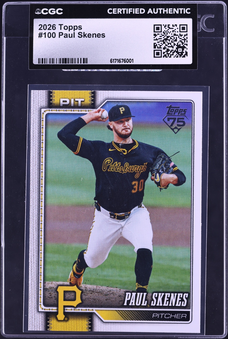 2026 Topps Paul Skenes #100 CGC AUTH