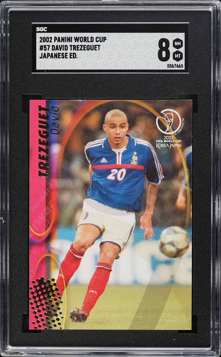 2002 Panini World Cup Japanese Edition David Trezeguet #57 SGC 8 NM-MT