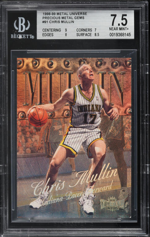 1998 Metal Universe Precious Metal Gems PMG Dennis Rodman /50 #16