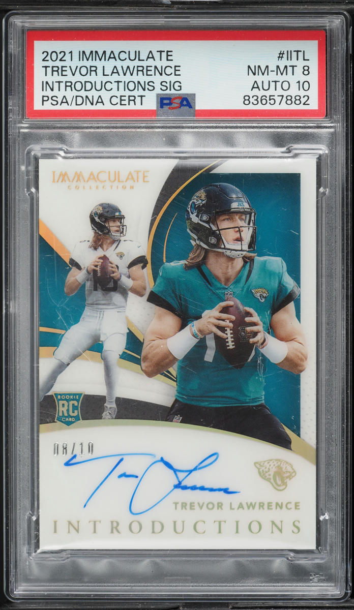 2021 Immaculate Collection Trevor Lawrence ROOKIE AUTO DNA 10 /10 #II ...