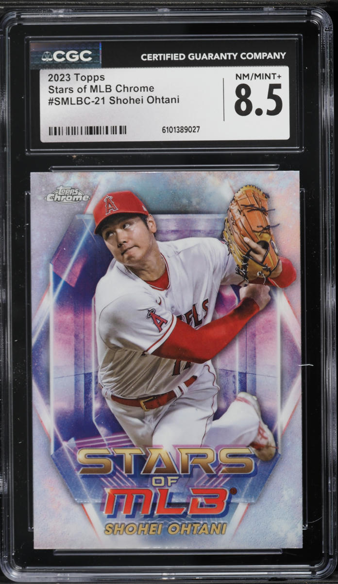 2023 Topps Chrome Stars Of MLB Shohei Ohtani #SMLBC-21 CGC 8.5 NM-MT+