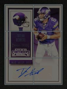 2015 Panini Contenders Taylor Heinicke ROOKIE AUTO #160 MBA AUTH