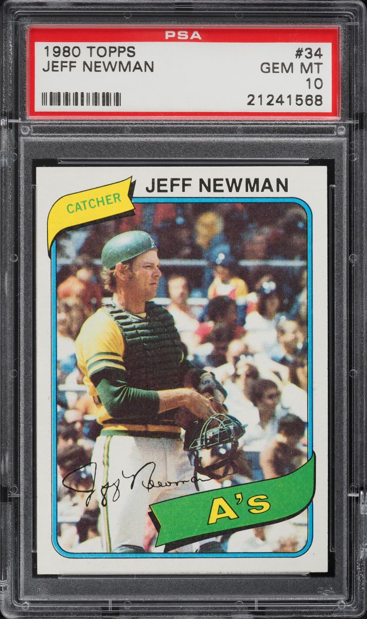 1980 Topps Jeff Newman #34 PSA 10 GEM MINT