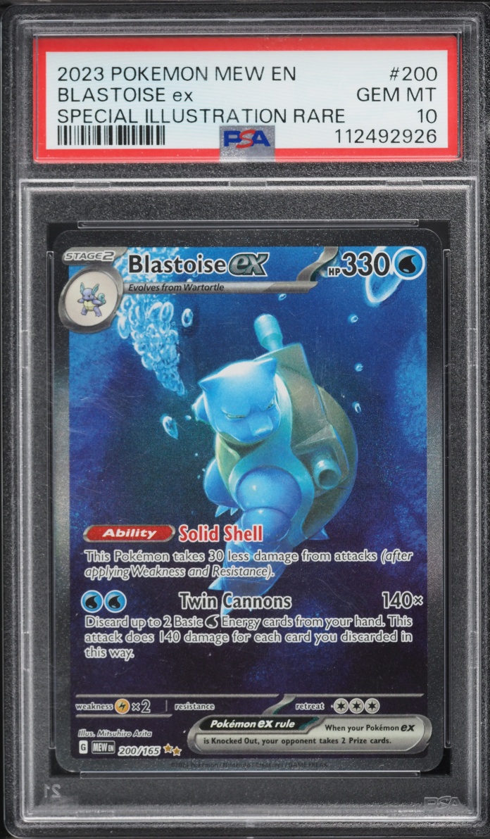 2023 Pokemon Scarlet & Violet 151 SIR Blastoise Ex #200 PSA 10 GEM MINT