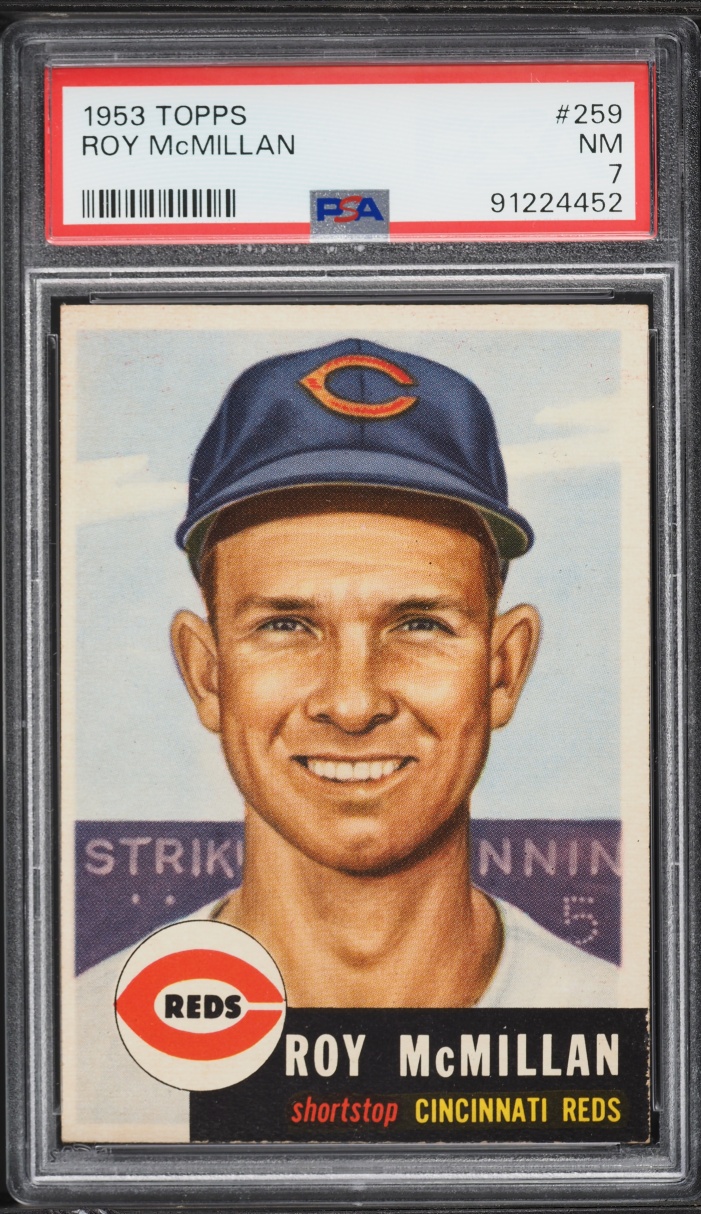 1953 Topps Roy McMillan #259 PSA 7 NRMT