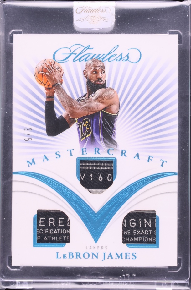 2024 Panini Flawless Mastercraft LeBron James PATCH /5 #MC-LBJ CGC AUTH