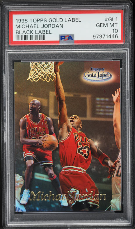 1998 UD Ionix MJ Hologrfx Michael Jordan #MJ4 BGS 9 MINT on