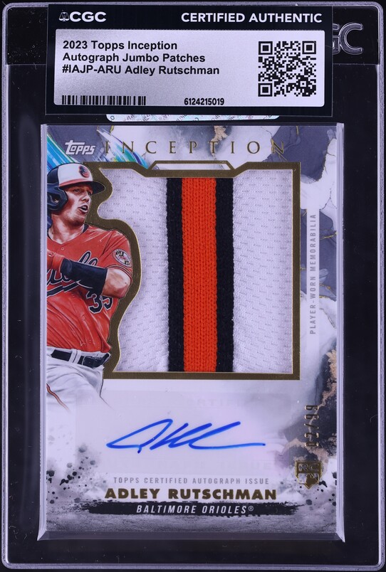 2023 Topps Chrome Blue Refractor Adley Rutschman ROOKIE AUTO /150