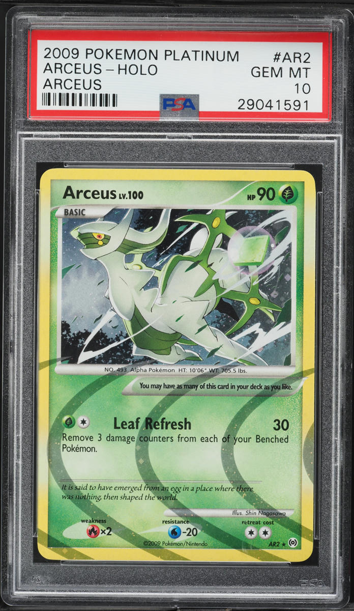 2009 Pokemon Platinum Holo Arceus #AR2 PSA 10 GEM MINT