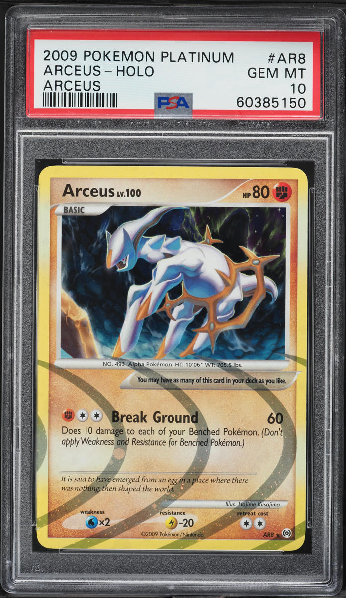 2009 Pokemon Platinum Arceus Holo Arceus #AR8 PSA 10 GEM MINT