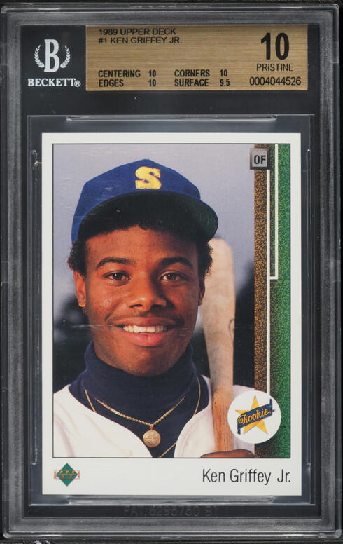 1989 Topps Traded Tiffany Ken Griffey Jr. ROOKIE #41T PSA 10 GEM