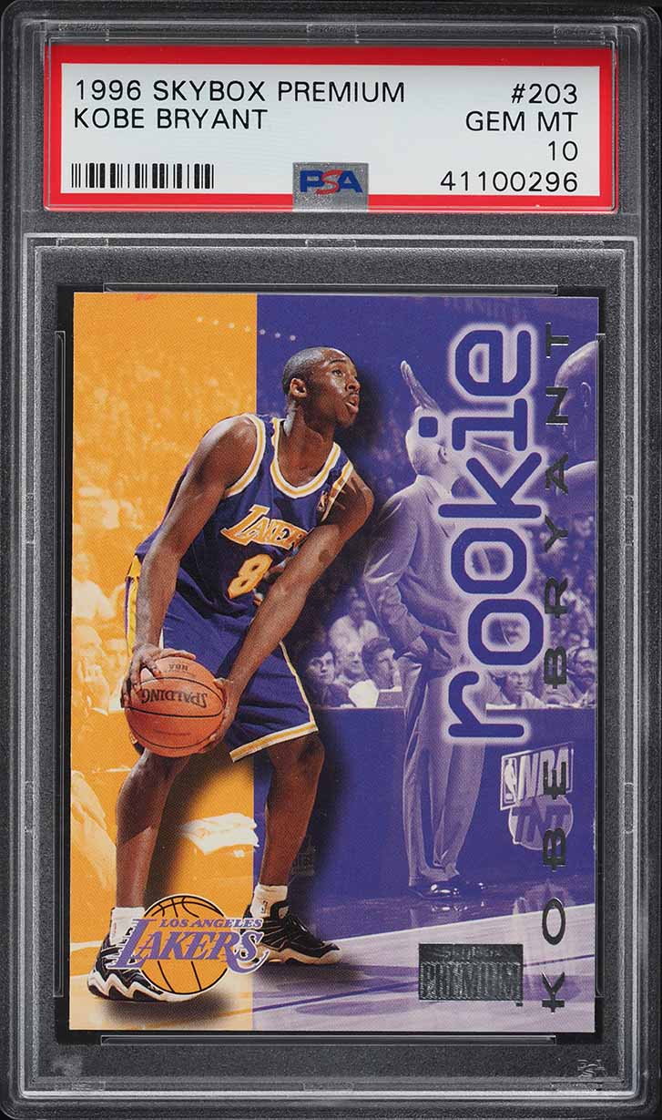 その他 KOBE BRYANT 1996 SKYBOX PREMIUM RC PSA 7 Amazon.com: Graded 1996 Skybox Premium Kobe Bryant #203 Rookie RC