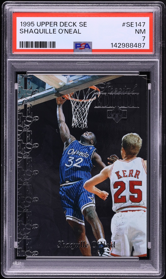 1995 Upper Deck Special Edition Shaquille O'Neal #SE147 PSA 7 NRMT