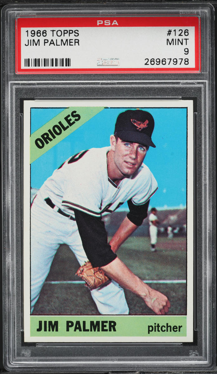 1966 Topps Jim Palmer ROOKIE #126 PSA 9 MINT