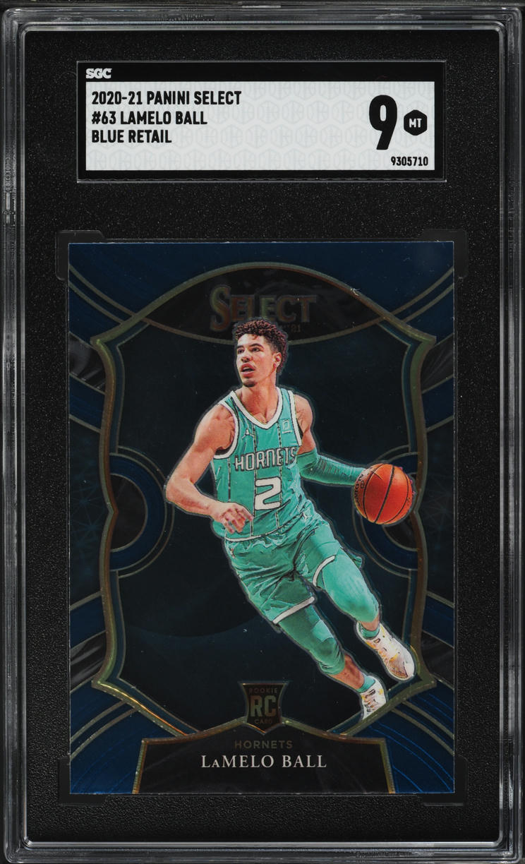 2020 Select Concourse Blue Retail LaMelo Ball ROOKIE #63 SGC 9 MINT