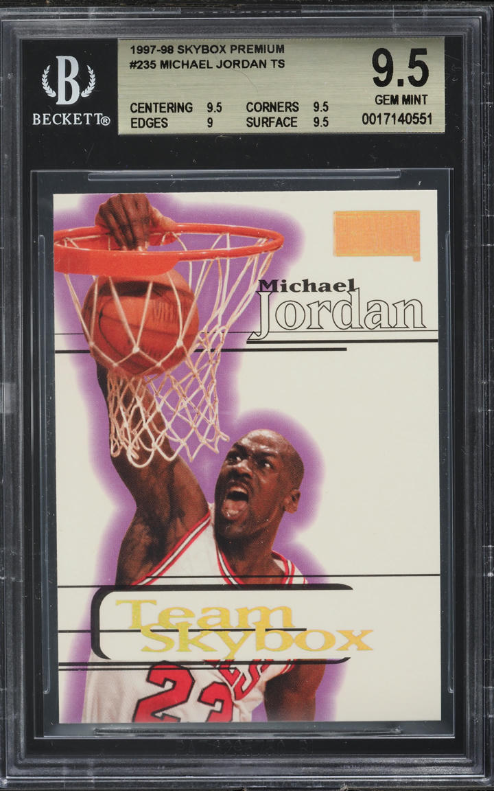 1997 Skybox Premium Michael Jordan #235 BGS 9.5 GEM MINT