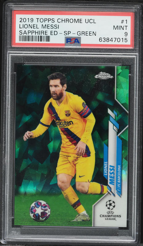 2019 Topps Chrome Sapphire UEFA Champions League Purple Lionel