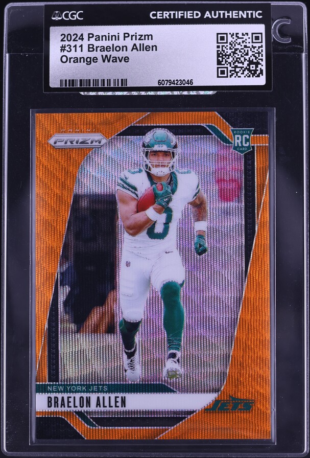 2024 Panini Prizm Orange Joe Alt ROOKIE /249 #353 CGC AUTH