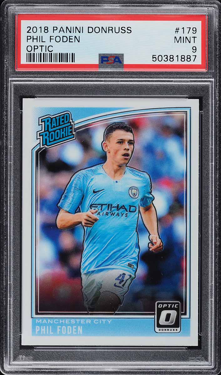 2017 Panini WCCF Extra Phil Foden ROOKIE RC SGC 9.5 MINT+ on