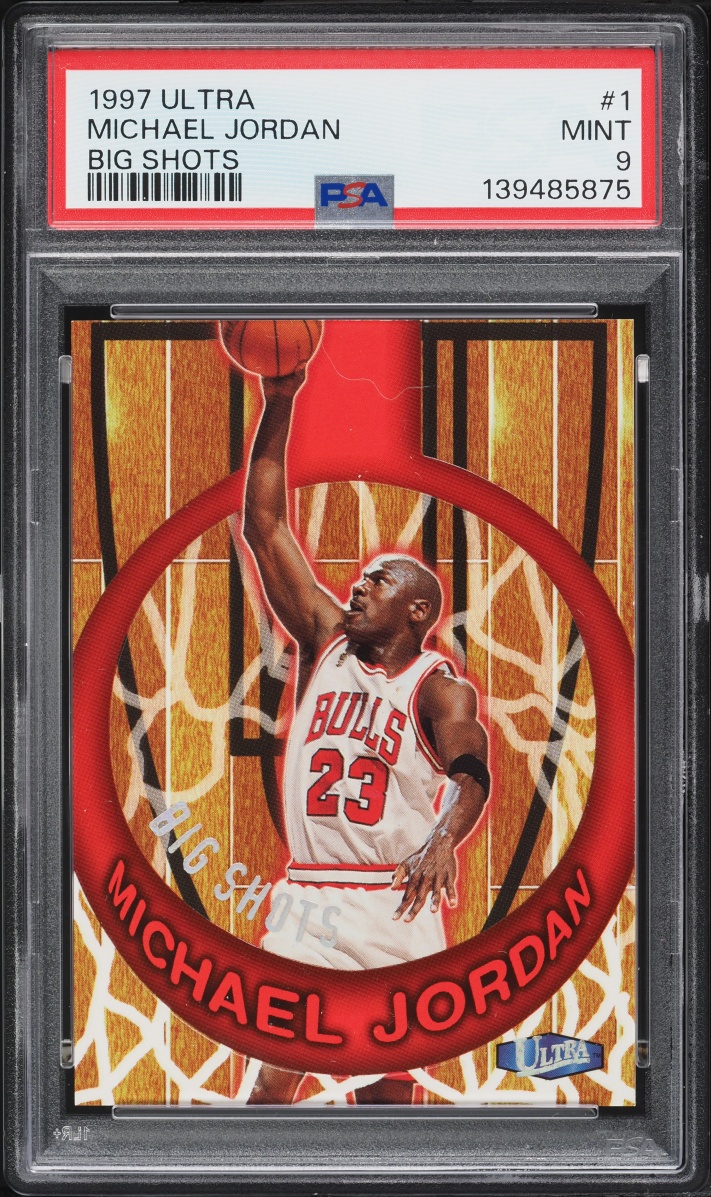 1997 Ultra Big Shots Michael Jordan #1BS PSA 9 MINT