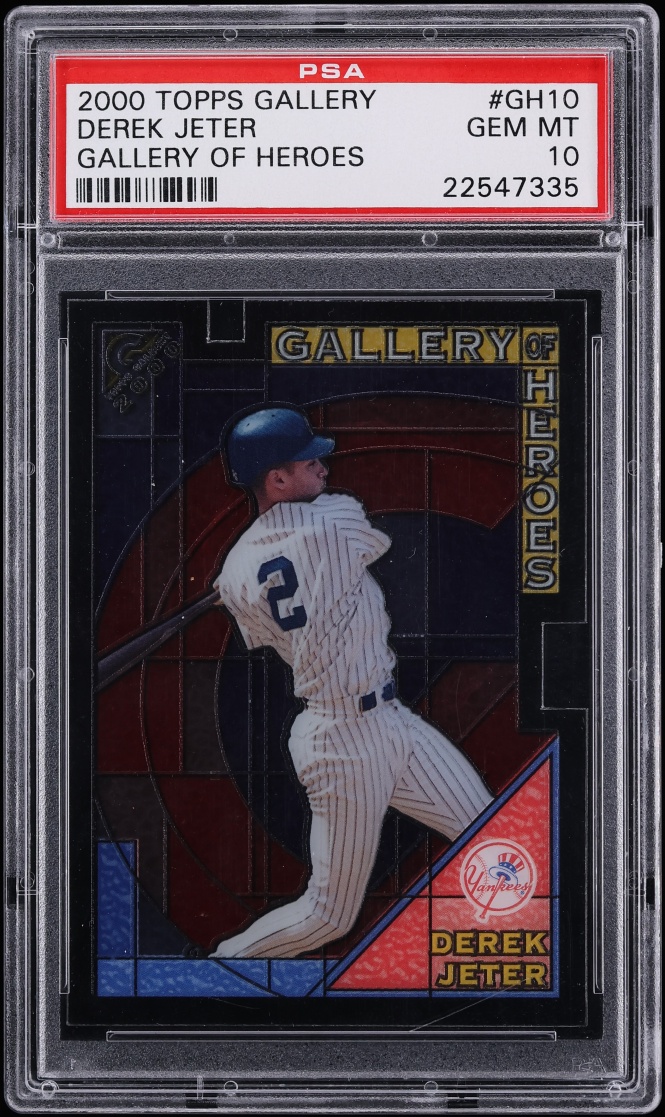 2000 Topps Gallery Of Heroes Derek Jeter #GH10 PSA 10 GEM MINT