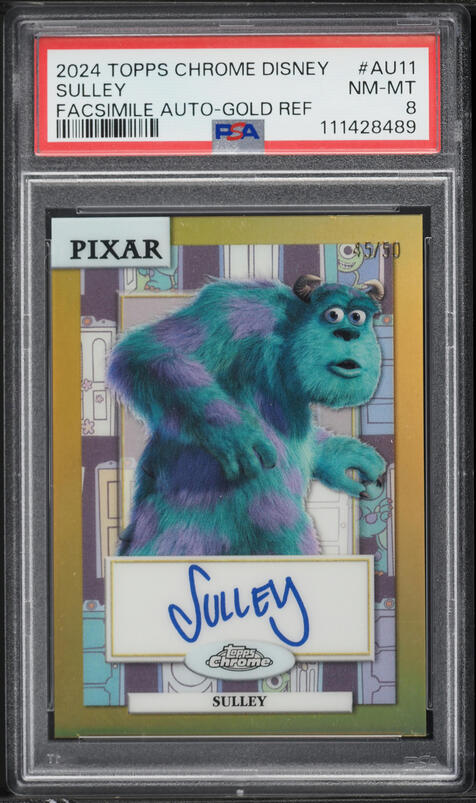 2025 Topps Chrome Disney Icons Sulley #DI-20 CGC 9 MINT on