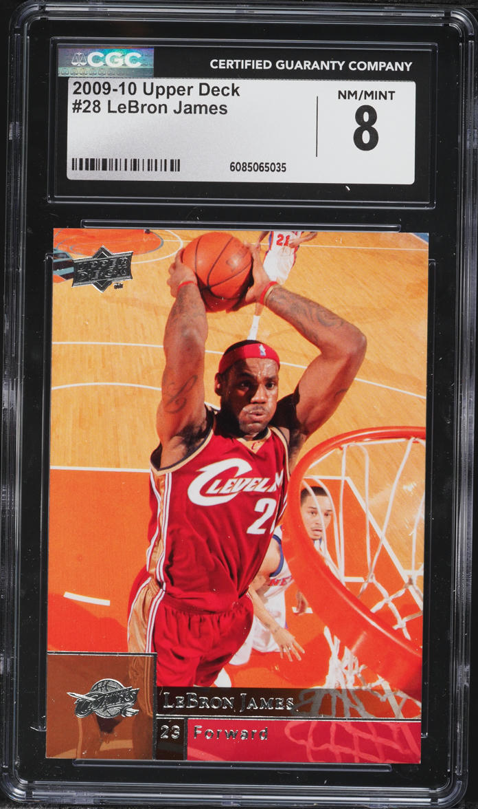 2009 Upper Deck Basketball LeBron James #28 CGC 8 NM-MT