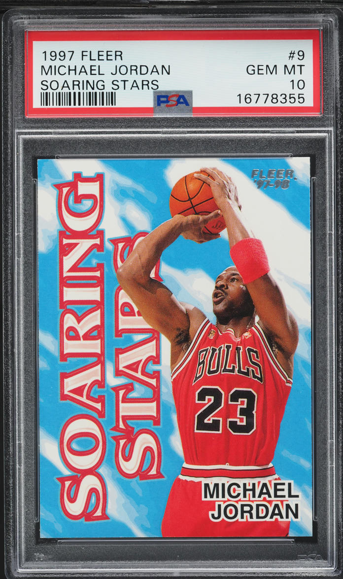 その他 Fleer Michael Jordan DOE PSA 9 1986 Fleer Michael Jordan ROOKIE PSA 9 OC MINT - PRISTINE