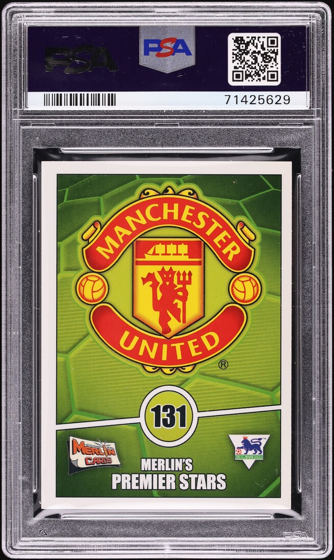 2005 Merlin's Premier Stars Cristiano Ronaldo #131 PSA 9 MINT