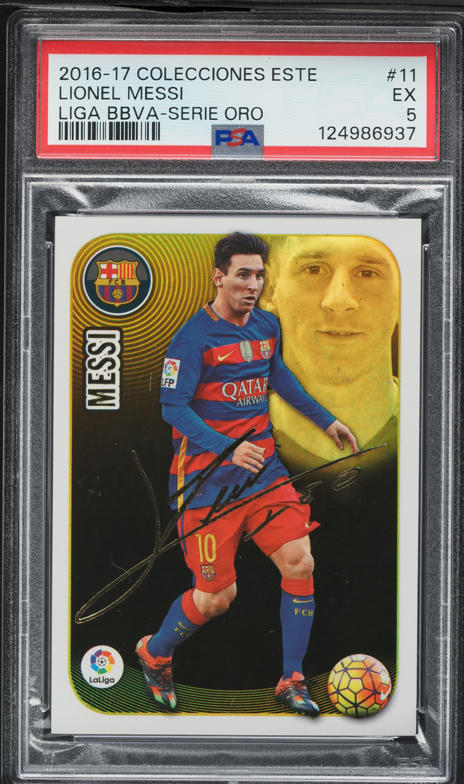2016 Select Soccer Lionel Messi #2 PSA 10 GEM MINT on Fanatics Collect