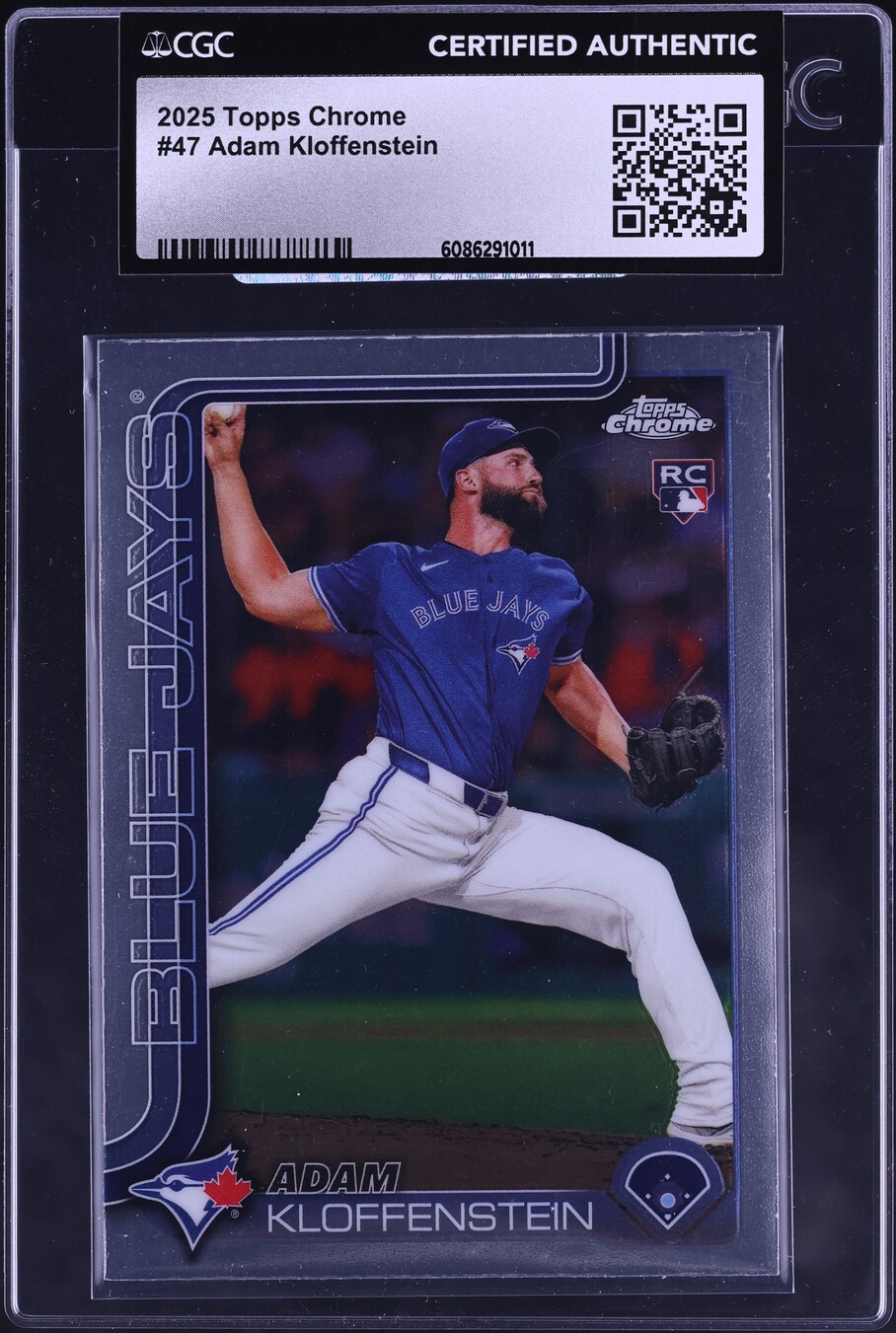 2025 Topps Chrome Adam Kloffenstein ROOKIE #47 CGC AUTH