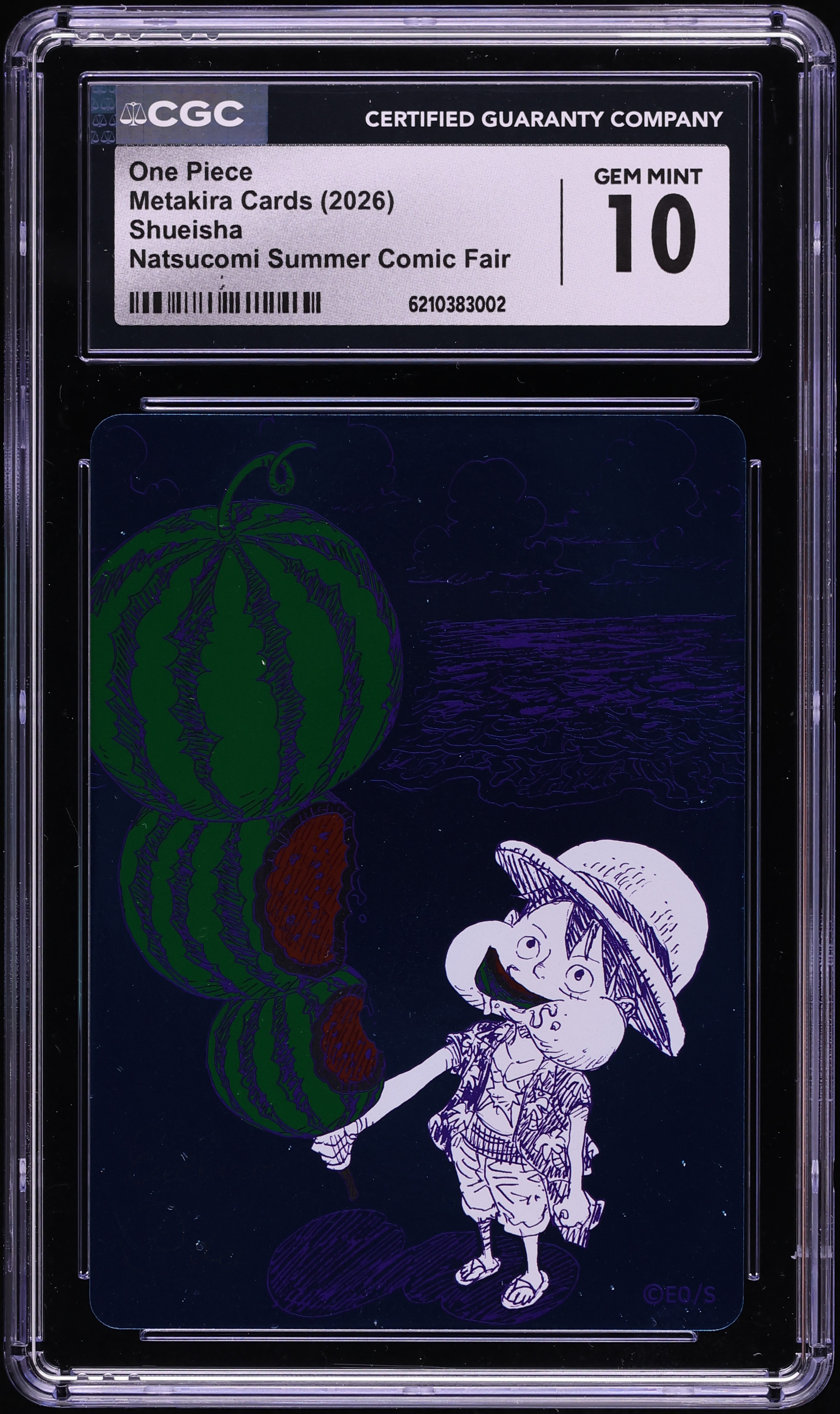 2026 One Piece Japanese Shueisha Metakira Natsucomi Summer Comic Fair One Piece CGC 10 GEM MINT