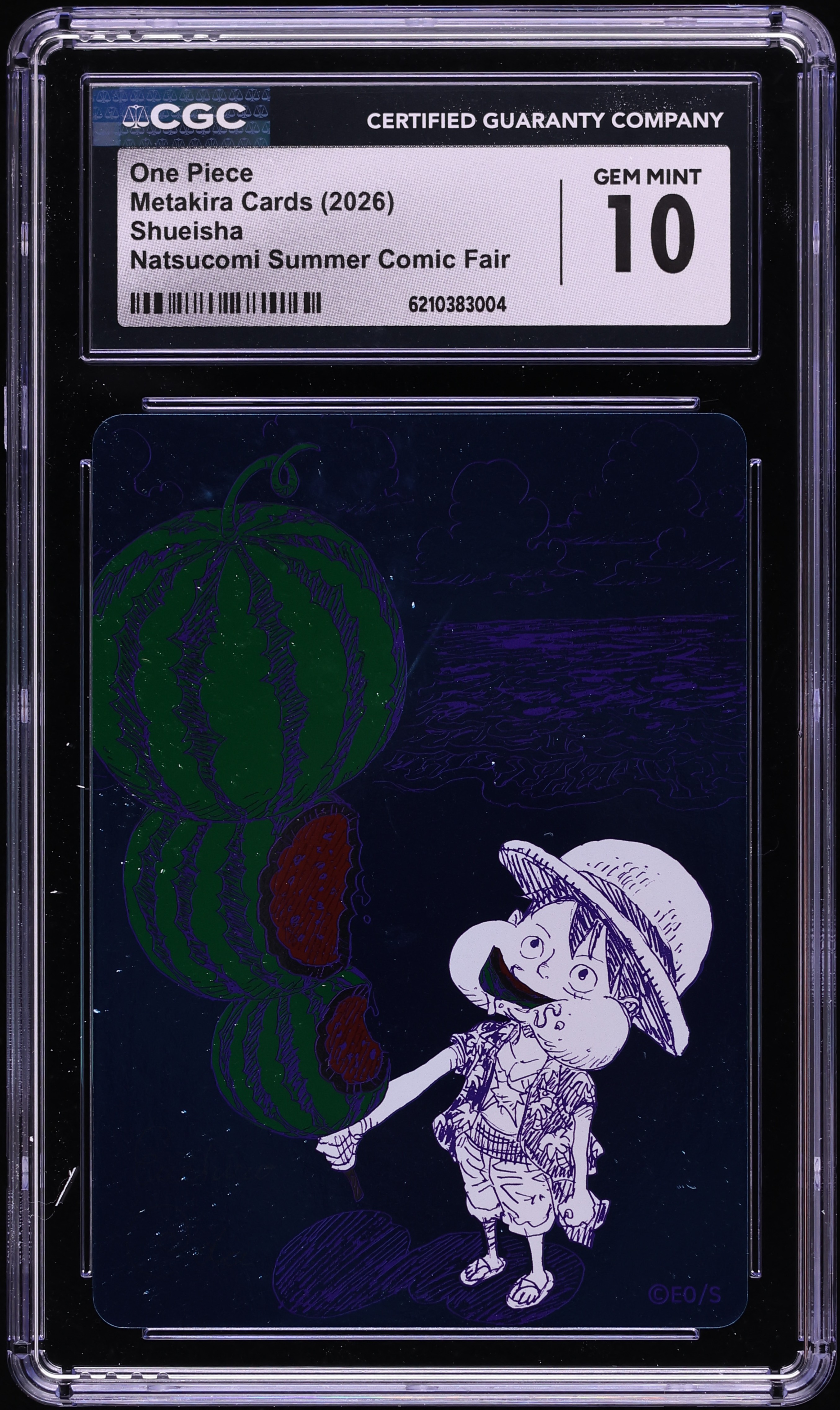 2026 One Piece Japanese Shueisha Metakira Natsucomi Summer Comic Fair One Piece CGC 10 GEM MINT