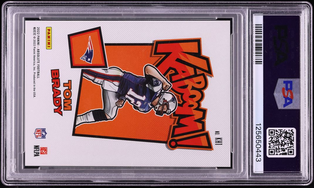 2022 Absolute Kaboom! Horizontal Tom Brady #KH1 PSA 10 GEM MINT