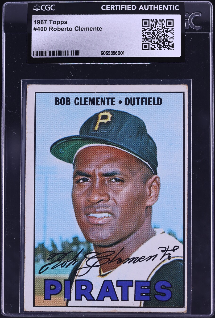 1967 Topps Roberto Clemente #400 CGC AUTH