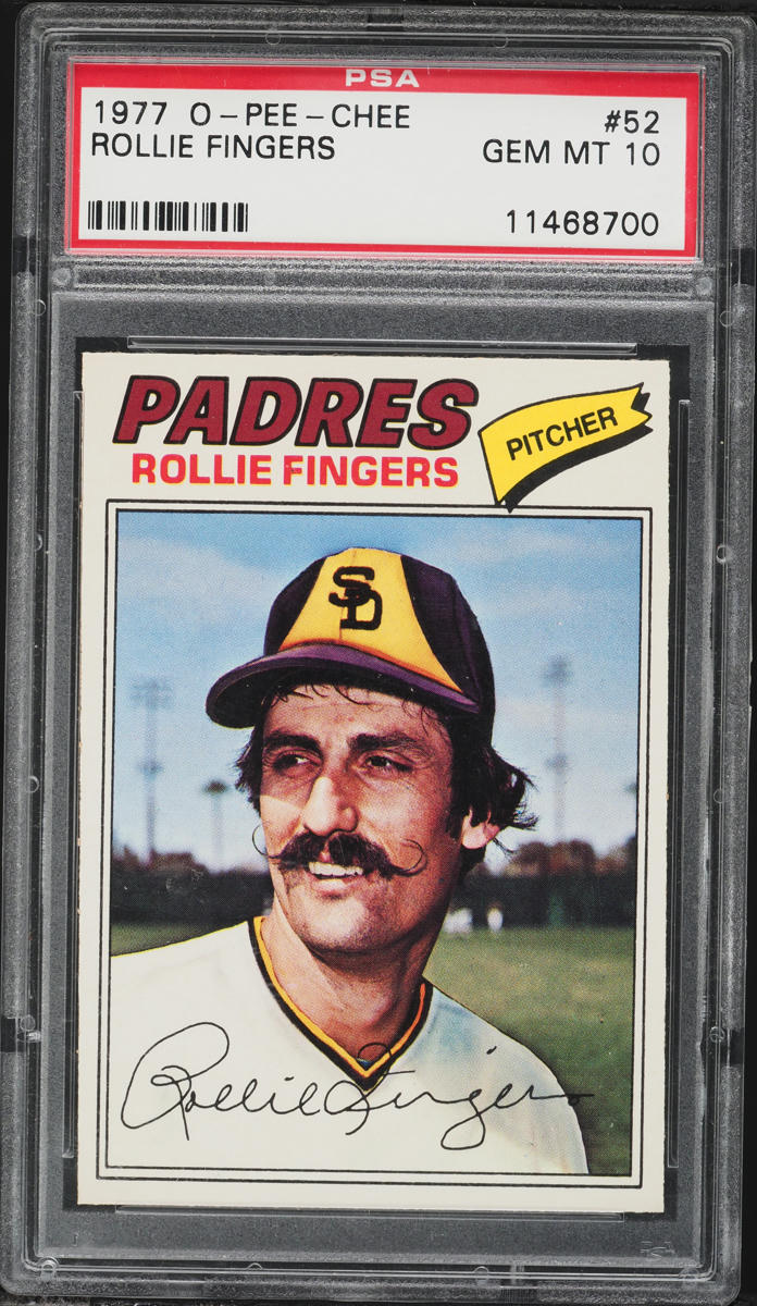 1977 O-Pee-Chee Rollie Fingers #52 PSA 10 GEM MINT