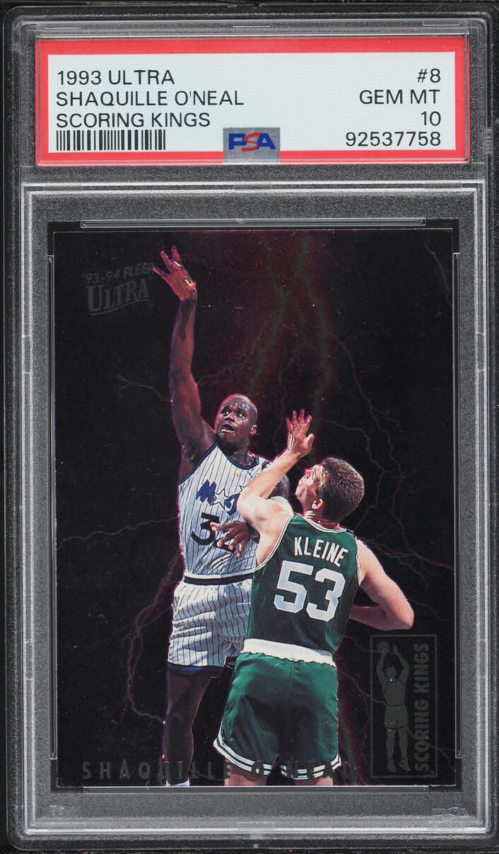 1993 Ultra Scoring Kings Shaquille O'Neal #8 PSA 10 GEM MINT