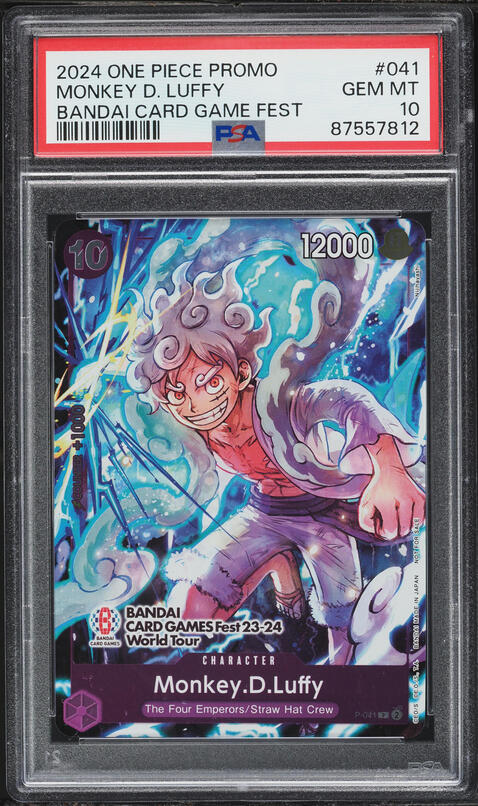 2024 One Piece Japanese Promo Cards X Mos Burger Monkey D. Luffy