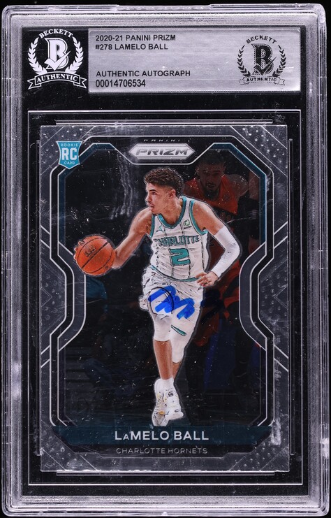 2020 Panini Prizm LaMelo Ball ROOKIE #278 BGS AUTH
