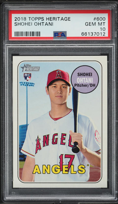 2022 Topps Heritage Shohei Ohtani #150 CGC AUTH on Fanatics Collect