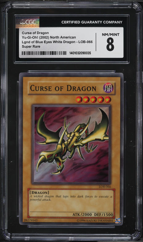2002 Yu-Gi-Oh! Legend Of Blue-Eyes 1st Edition Curse Of Dragon